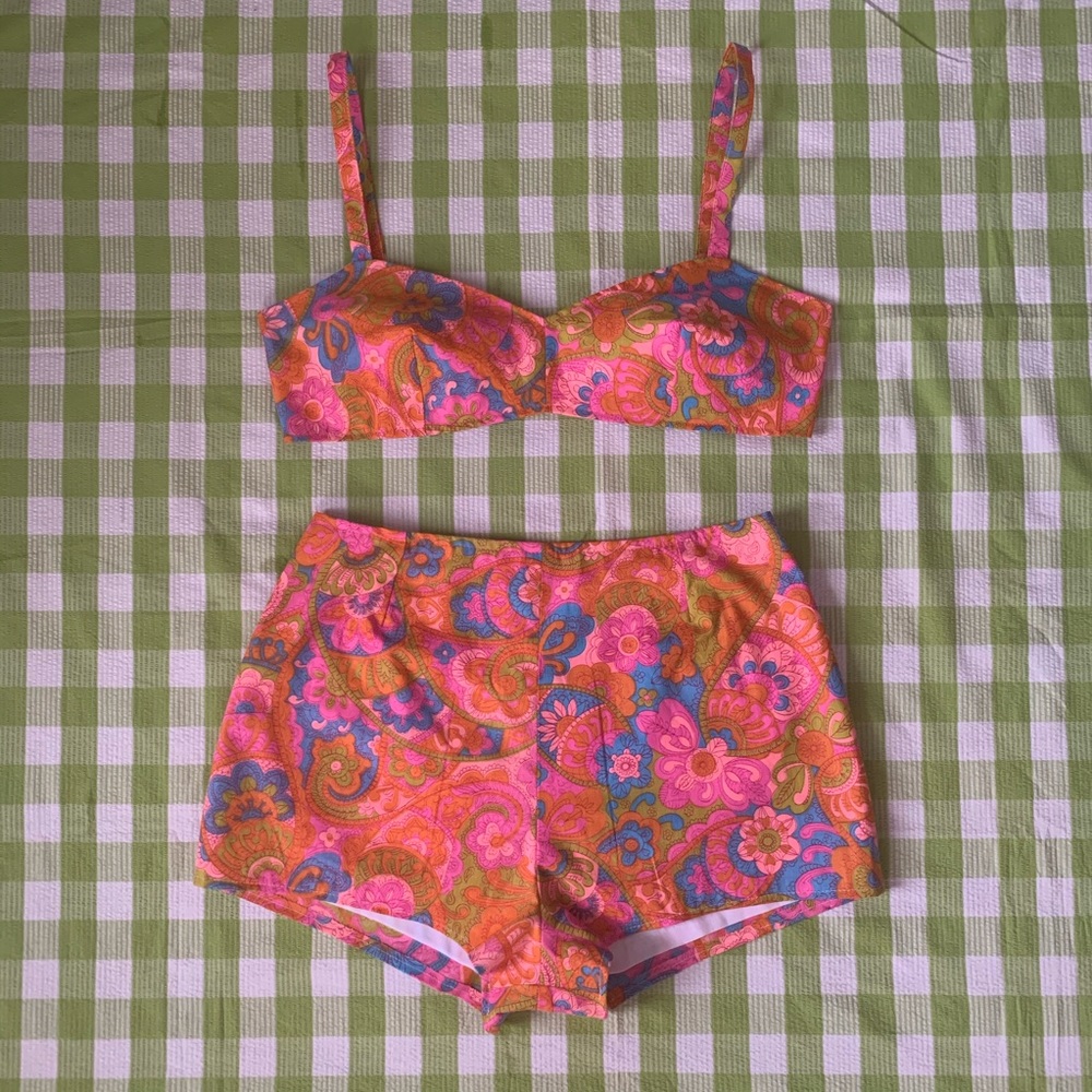 SOLD Handmade 1960’s inspired two piece set